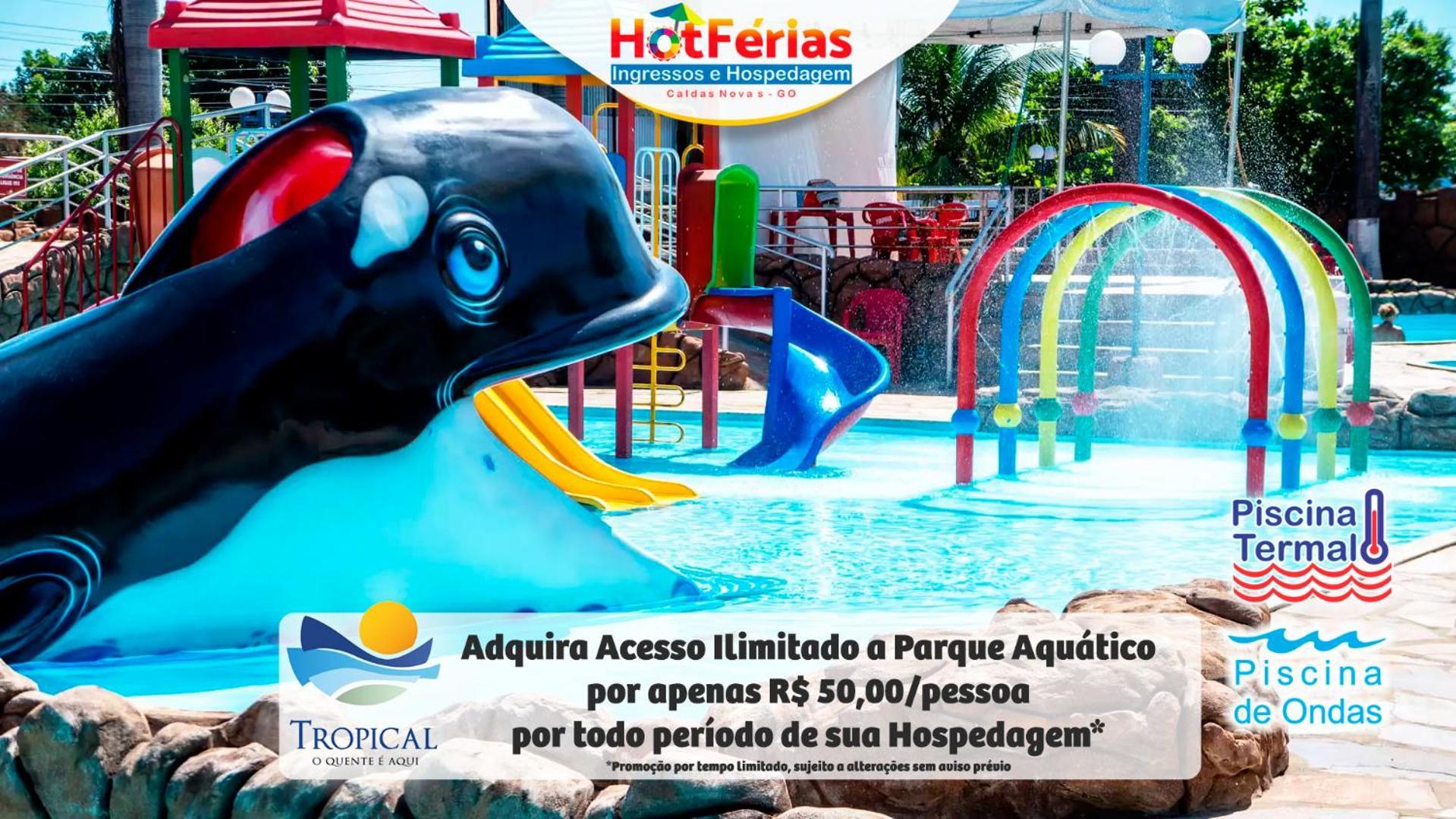 Hotferias: Lakeside Flat in Caldas Novas with Fishing Access Exterior photo